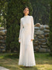 Clara | Elegantes Spitzen-Maxikleid mit Stehkragen