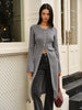 Marie | Vielseitiges Pulloverkleid mit Knopfleiste