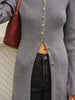 Marie | Vielseitiges Pulloverkleid mit Knopfleiste