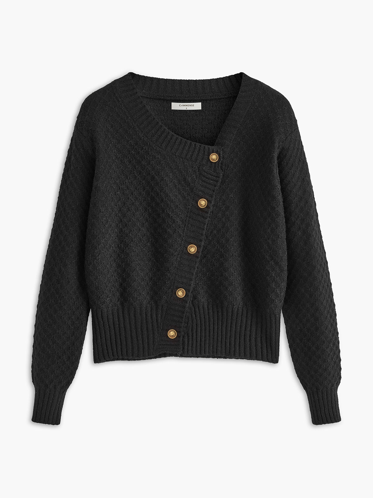 Maxine | Asymmetrischer Knopf-Cardigan