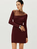 Jana | Semi-Transparentes Strickkleid