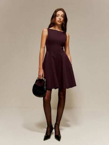 Clara | Faltenrock Kleid mit Taschen