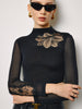 Sophie | Elegantes Mesh-Floral Oberteil