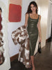 Liane | Verführerisches Kunstleder Kleid