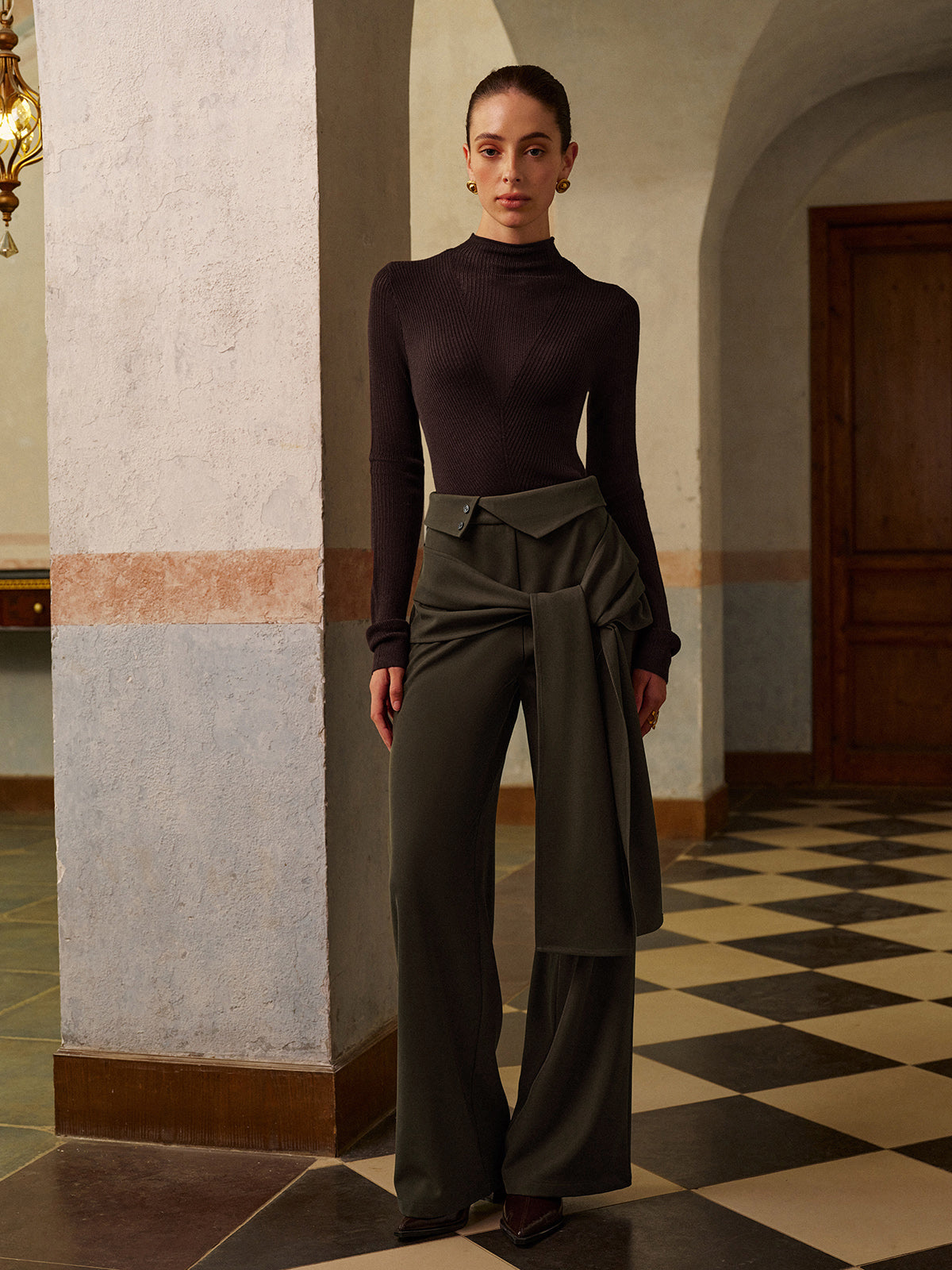 Clara | Elegantes Stricktop mit Wollmischung