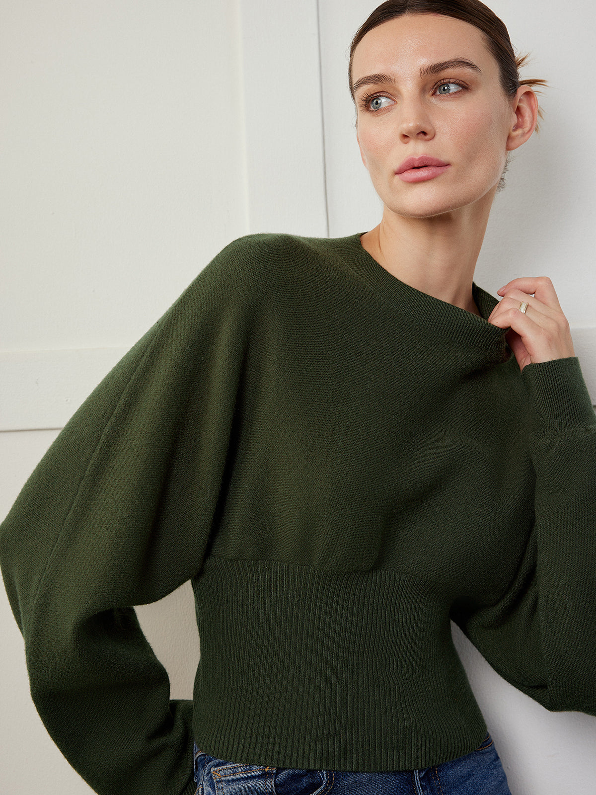 Clara | Eleganter Pullover mit Fledermausärmeln