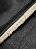 Sherpa | Gefütterte Shearling Leder Flugjacke