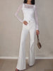 Livia | Bequeme Hochbund Bootcut-Hosen aus Baumwolle