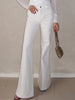 Livia | Bequeme Hochbund Bootcut-Hosen aus Baumwolle