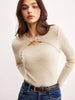 Yvonne | Eleganter Cutout-Pullover