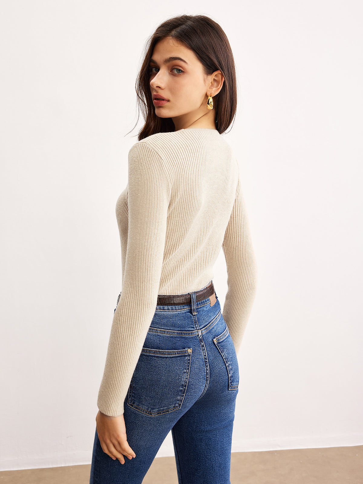 Yvonne | Eleganter Cutout-Pullover