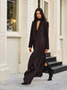 Eleganz | V-Ausschnitt Trench Coat mit Schal