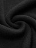 Maxi Shirt | Zweifarbige Strickoberteil