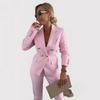 Draesy | Kompletter Blazer und Hochwaist-Hose