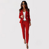 Draesy | Kompletter Blazer und Hochwaist-Hose