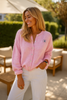 Emmaline | Gilet Harris von EC - rosa