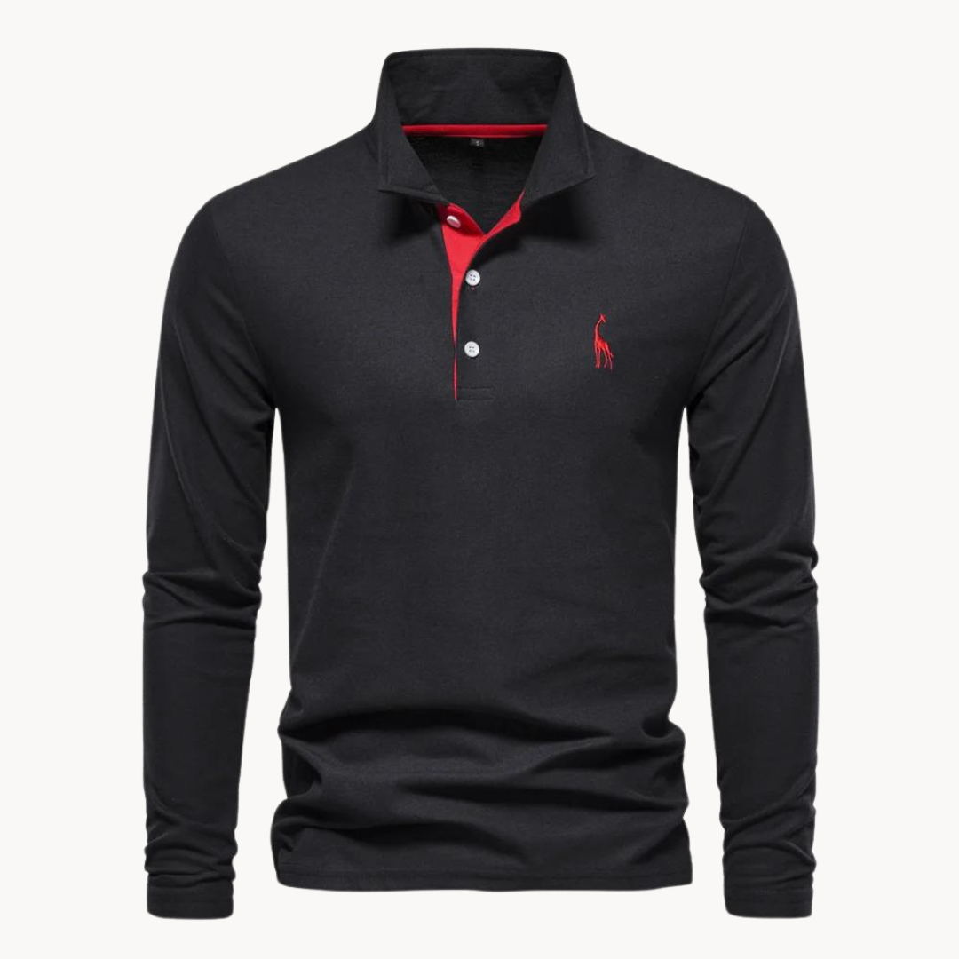 Bronson | Raffinierte Langarm-Polo