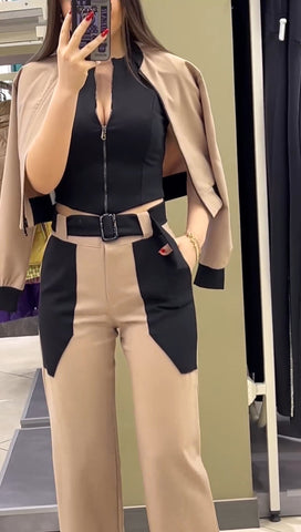 Michailah | 3-teiliges Damen-Outfit – Stilvolle Kombination für jeden Anlass