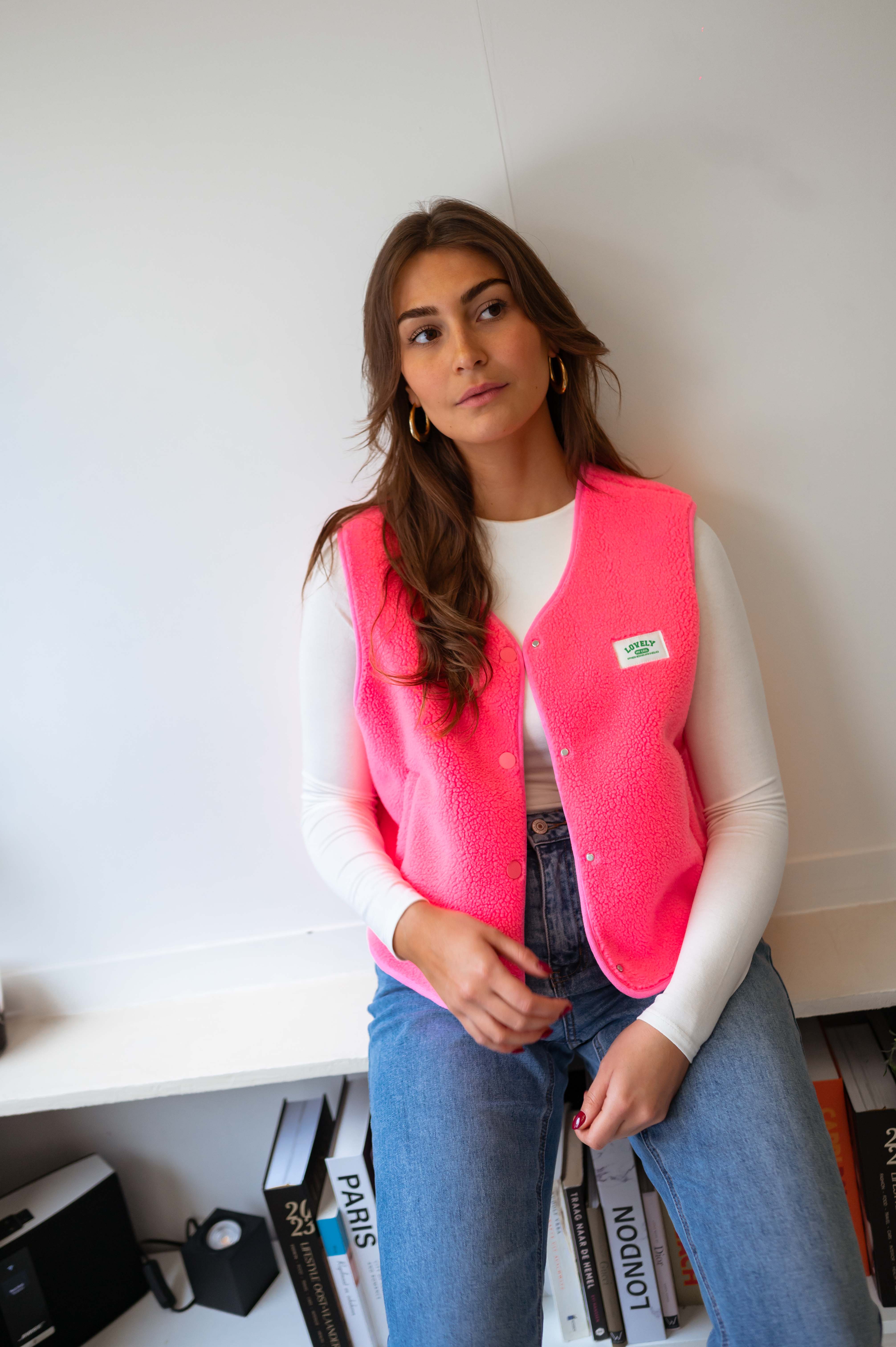 Castiel | Gilet Lovely - rose
