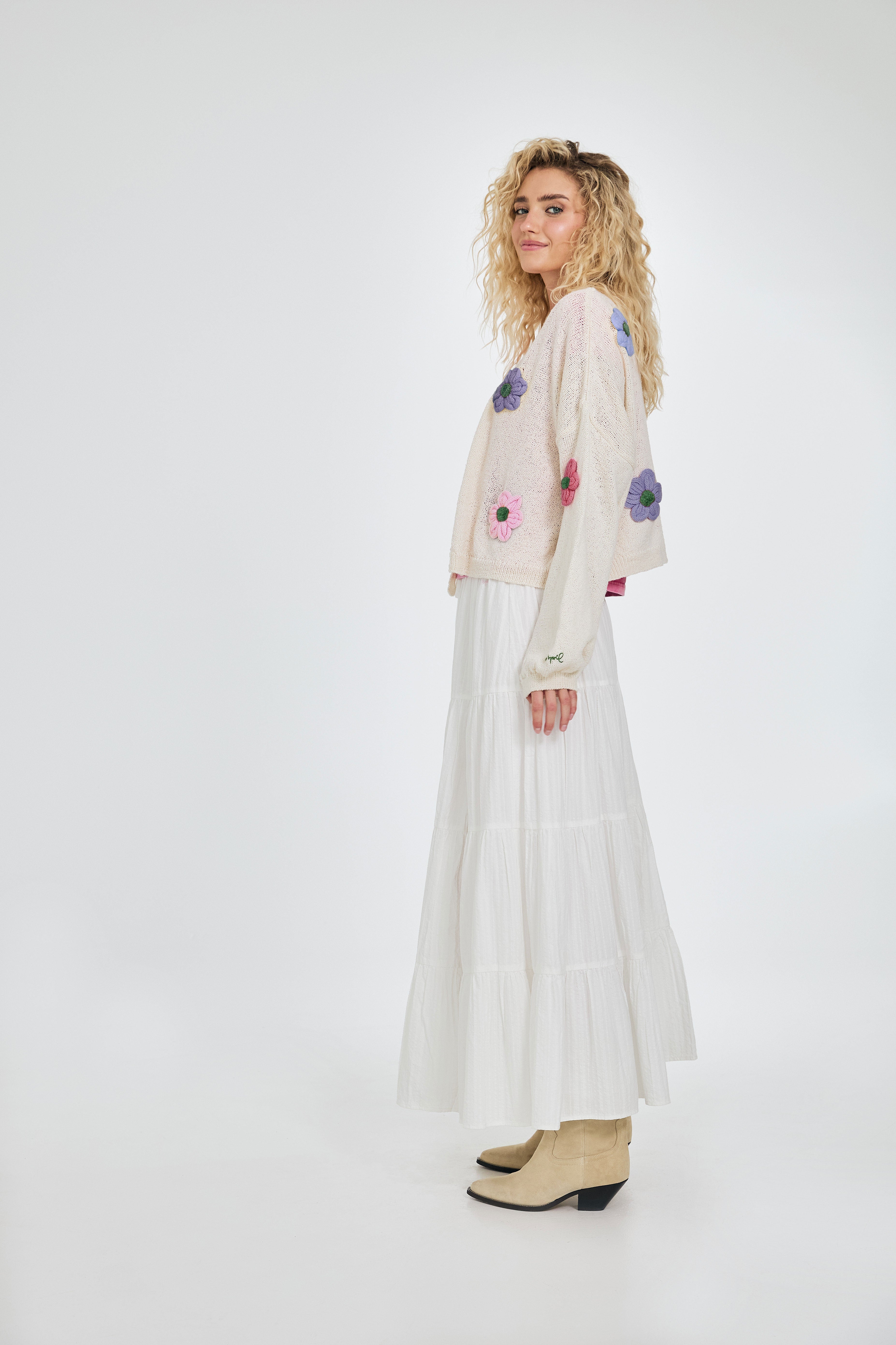 Erika | Harriet Cardigan Off White