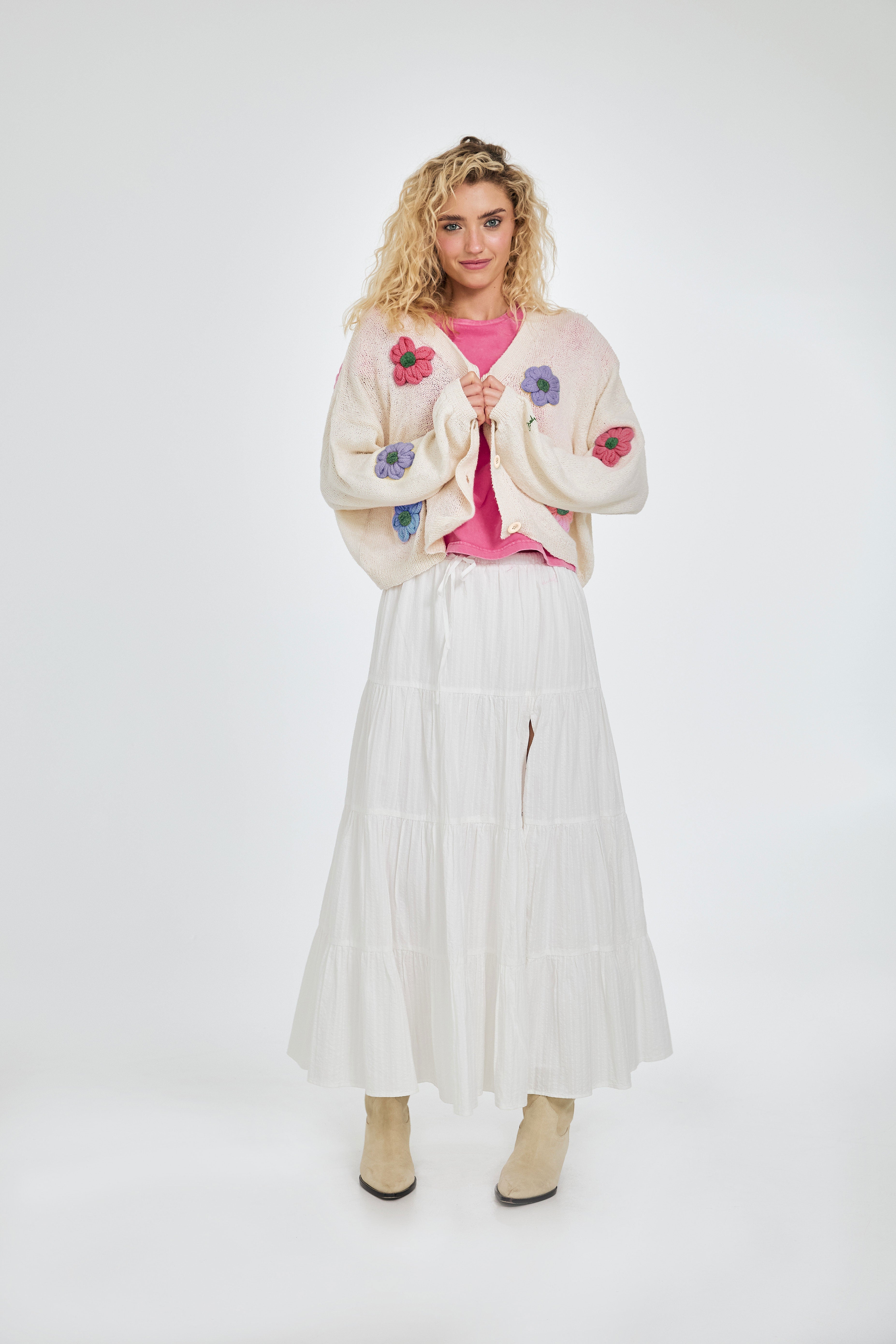 Erika | Harriet Cardigan Off White