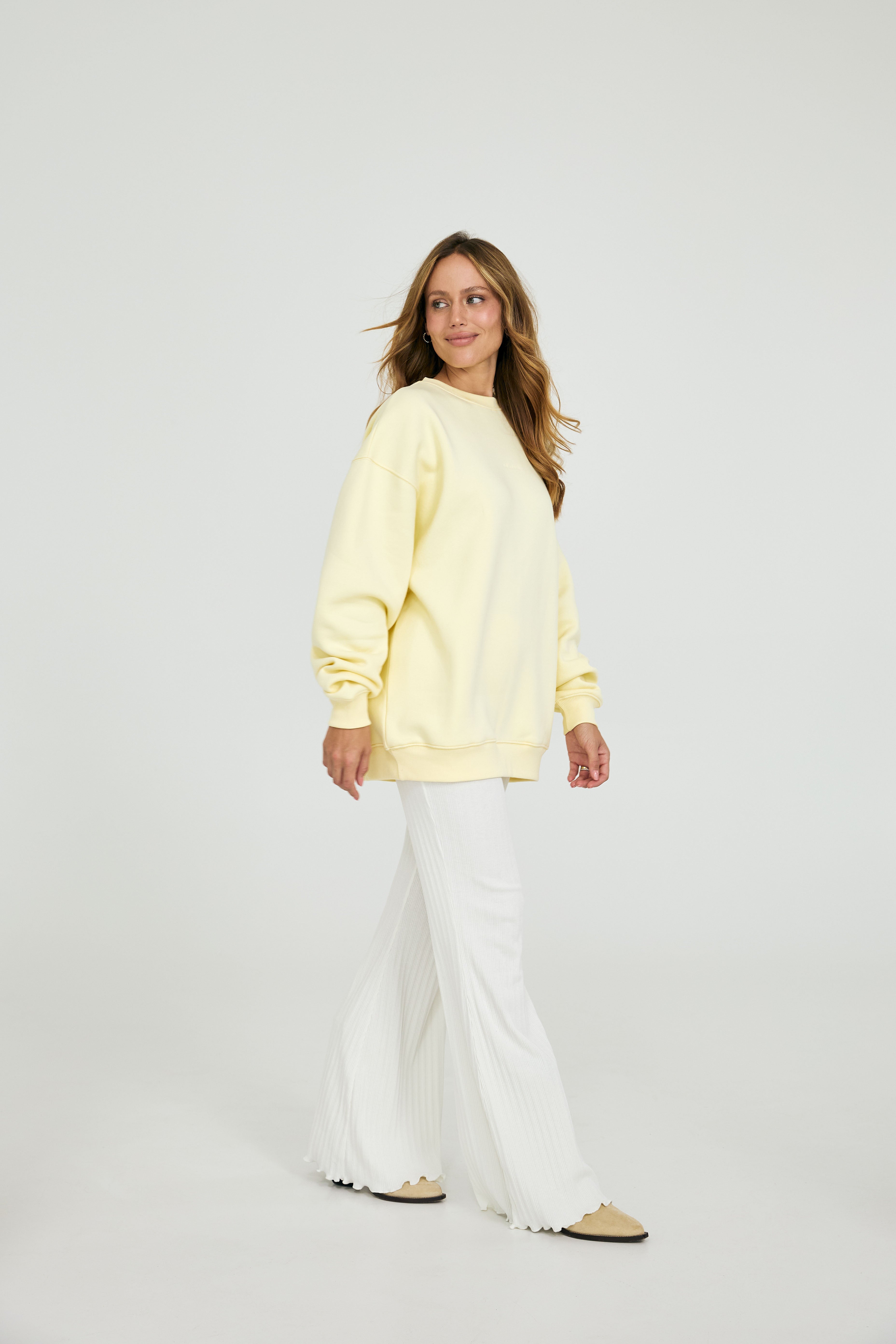 Oakleigh | OV Pullover Hot Mum Club Zitrone