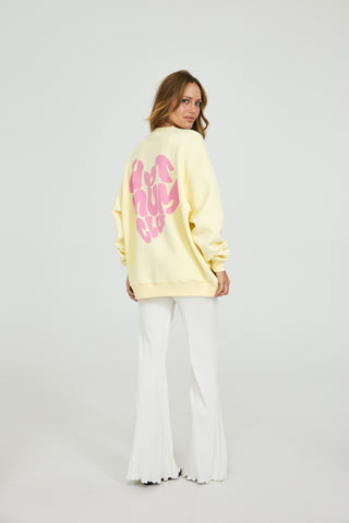 Oakleigh | OV Pullover Hot Mum Club Zitrone
