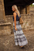 Tracie | Jupe Gaelle - blau in Tie & Dye