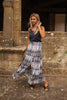 Tracie | Jupe Gaelle - blau in Tie & Dye