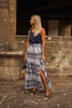 Tracie | Jupe Gaelle - blau in Tie & Dye