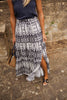 Tracie | Jupe Gaelle - blau in Tie & Dye