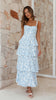 Nellie | Maxikleid - Blaue Blumen