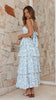 Nellie | Maxikleid - Blaue Blumen