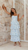 Nellie | Maxikleid - Blaue Blumen