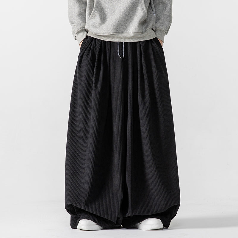Laribes | Weite Cord-Sweatpants aus Baumwollmix