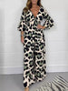 Juana | Heißer Verkauf Leopardenprint V-Ausschnitt Jumpsuit