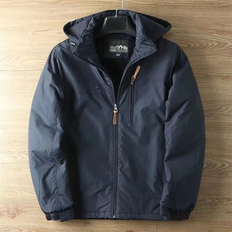 James | Wasserdichte Fleecejacke mit Kapuze