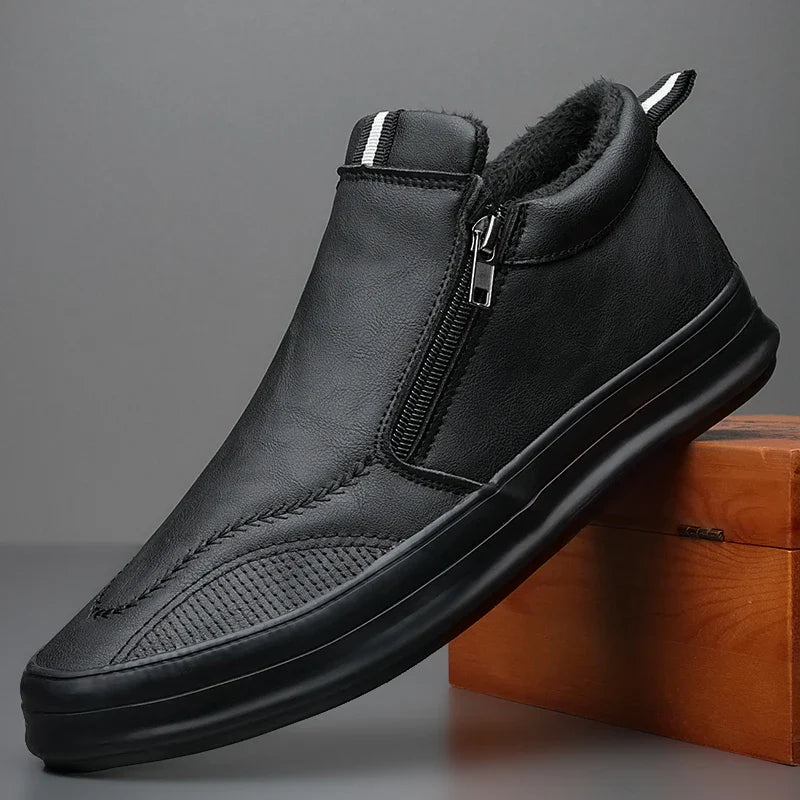 Brooks | Leder-Sneakers für kalte Tage