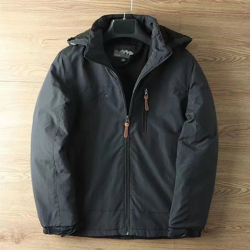 James | Wasserdichte Fleecejacke mit Kapuze