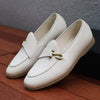Fisker | Elegante Lederslipper mit Fischhaken-Schnalle