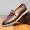 Fisker | Elegante Lederslipper mit Fischhaken-Schnalle