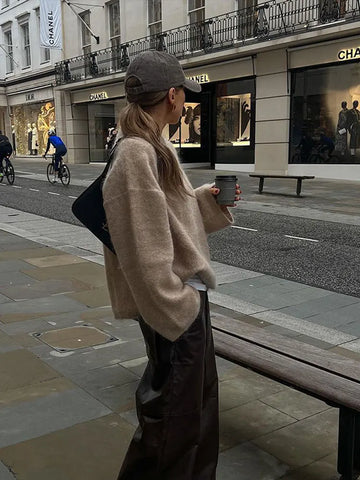 TESSA | Kuscheliger Trendsetter Mohair Pullover – Dein Must-Have für den Herbst!