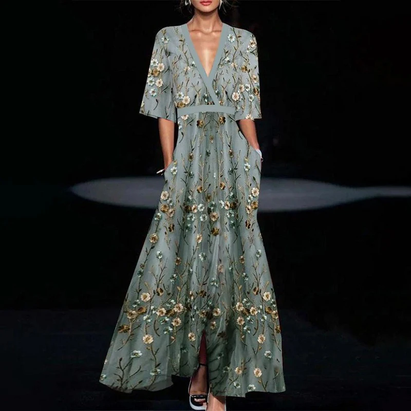 Lenka | Luftiges Blumenkleid für mühelose Eleganz