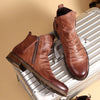 Antonio™ | Elegante Lederstiefel mit Reißverschluss