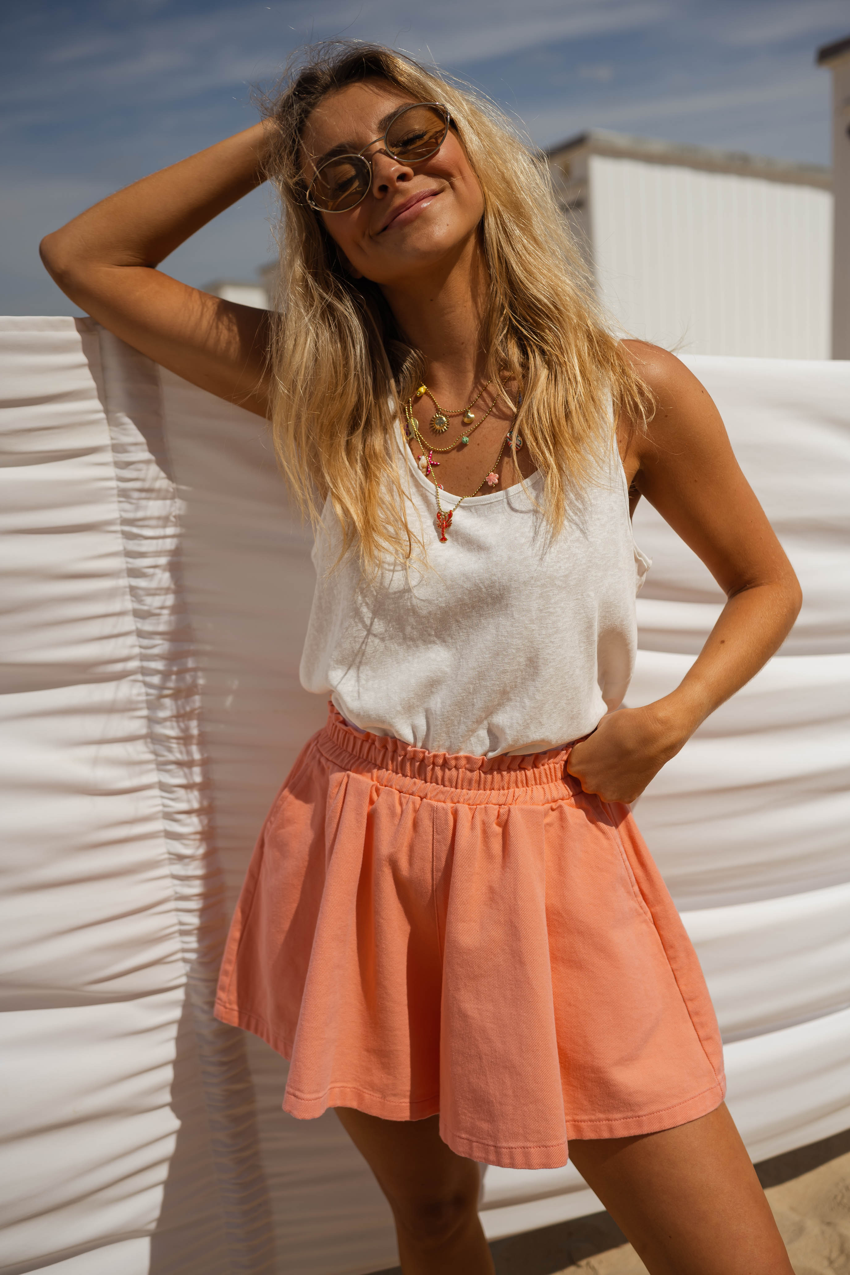 Ella | Kurze Erica - orange