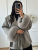 Grace | Eleganter Kunstpelzmantel für Herbst & Winter