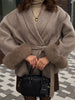 Grace | Eleganter Kunstpelzmantel für Herbst & Winter