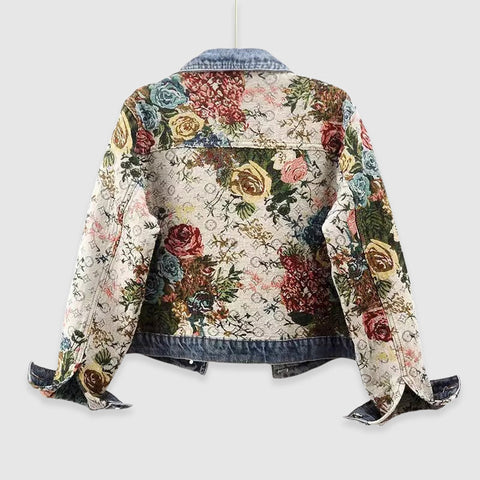 Sofia  |  Amoretti Blossom Denim Jacke