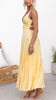 Carolina | Damen Elegant Plissee Trägerkleid