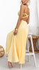 Carolina | Damen Elegant Plissee Trägerkleid